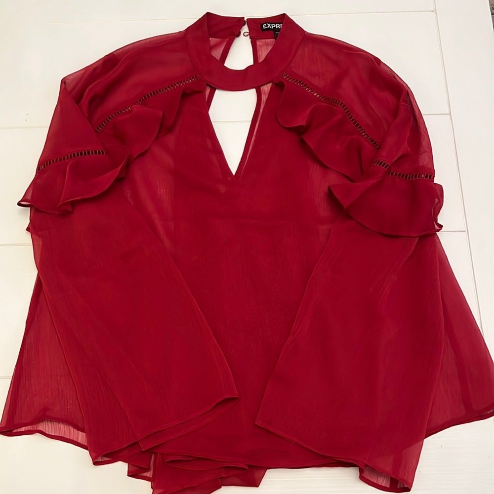 Express Sheer Top, size Small